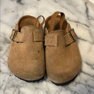 Unisex Toddler Suede Clogs Size 8.5 / 9 US